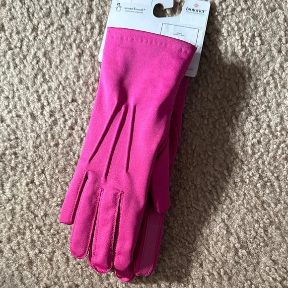 Isotoner Women's Fuchsia Gloves size SM - Picture 2 of 2